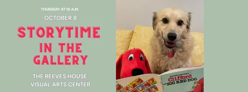 Storytime in the Gallery with a Therapy Dog!