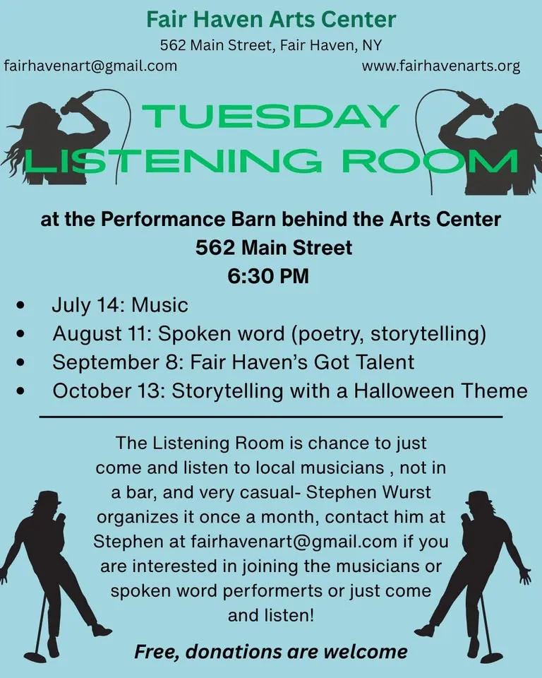 Single Event Tuesday Listening Room - Spoken Word