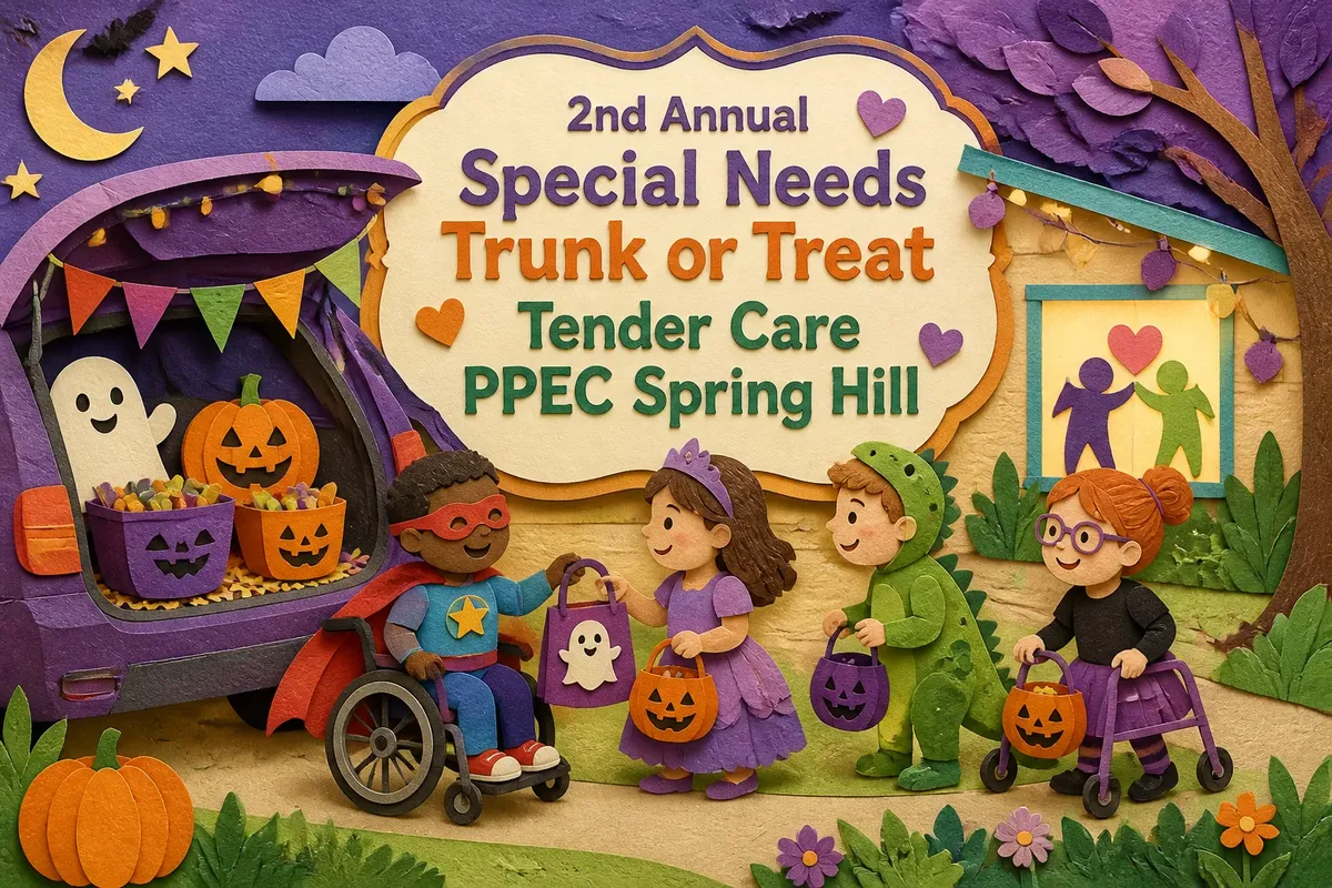2nd Annual Special Needs Trunk or Treat Tender Care PPEC Spring Hill