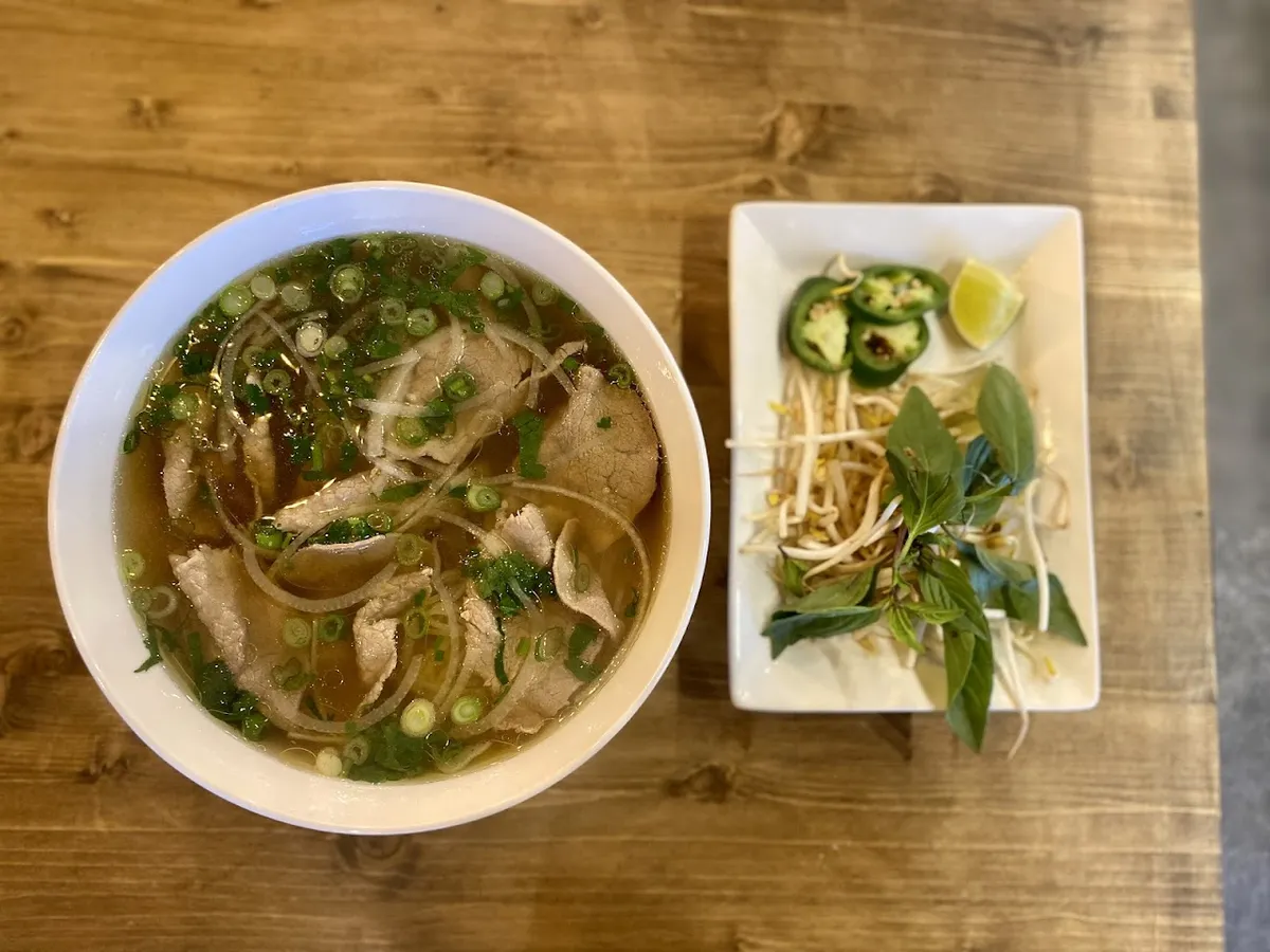 Boss Tea and pho
