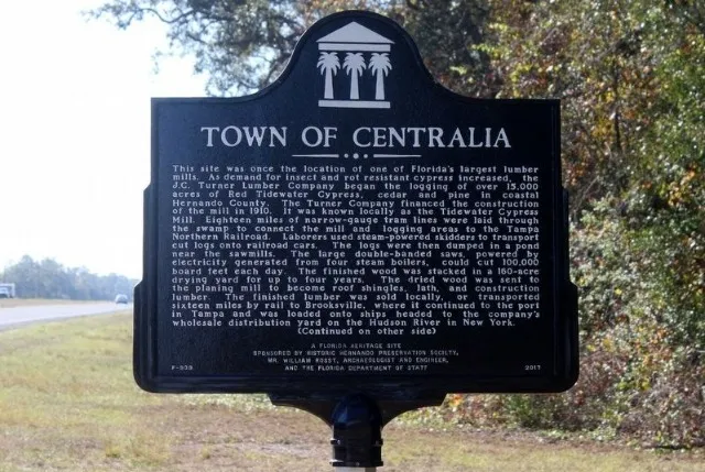 Town of Centralia Historic Marker