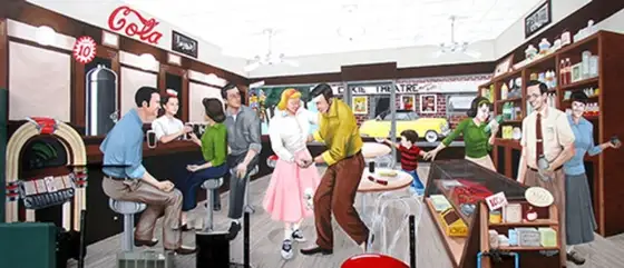 "A Fifties Drug Store"