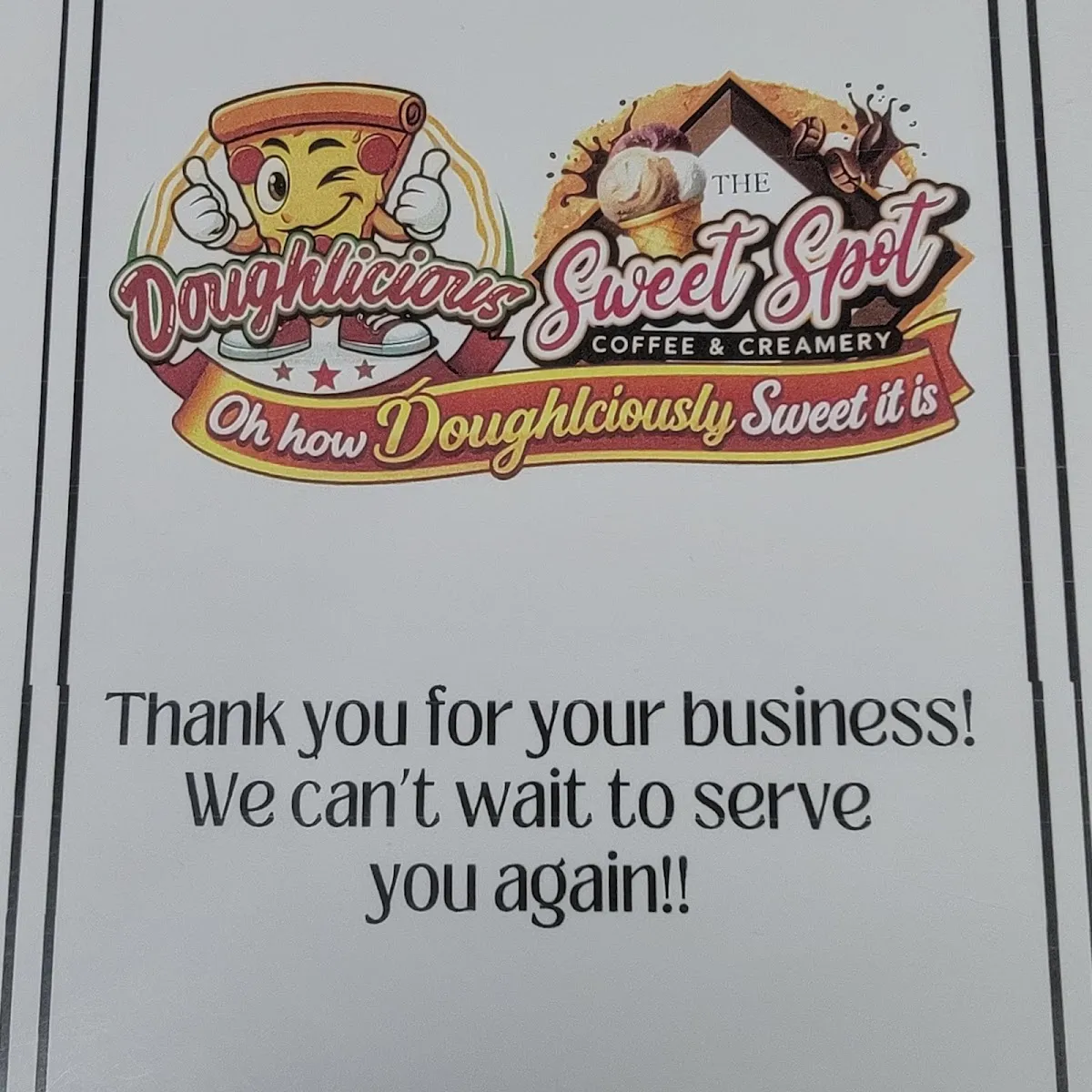 Doughlicious Pizza &. The Sweet Spot