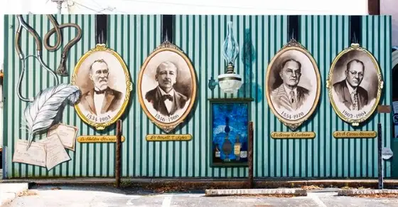 Early Physicians of Brooksville Mural