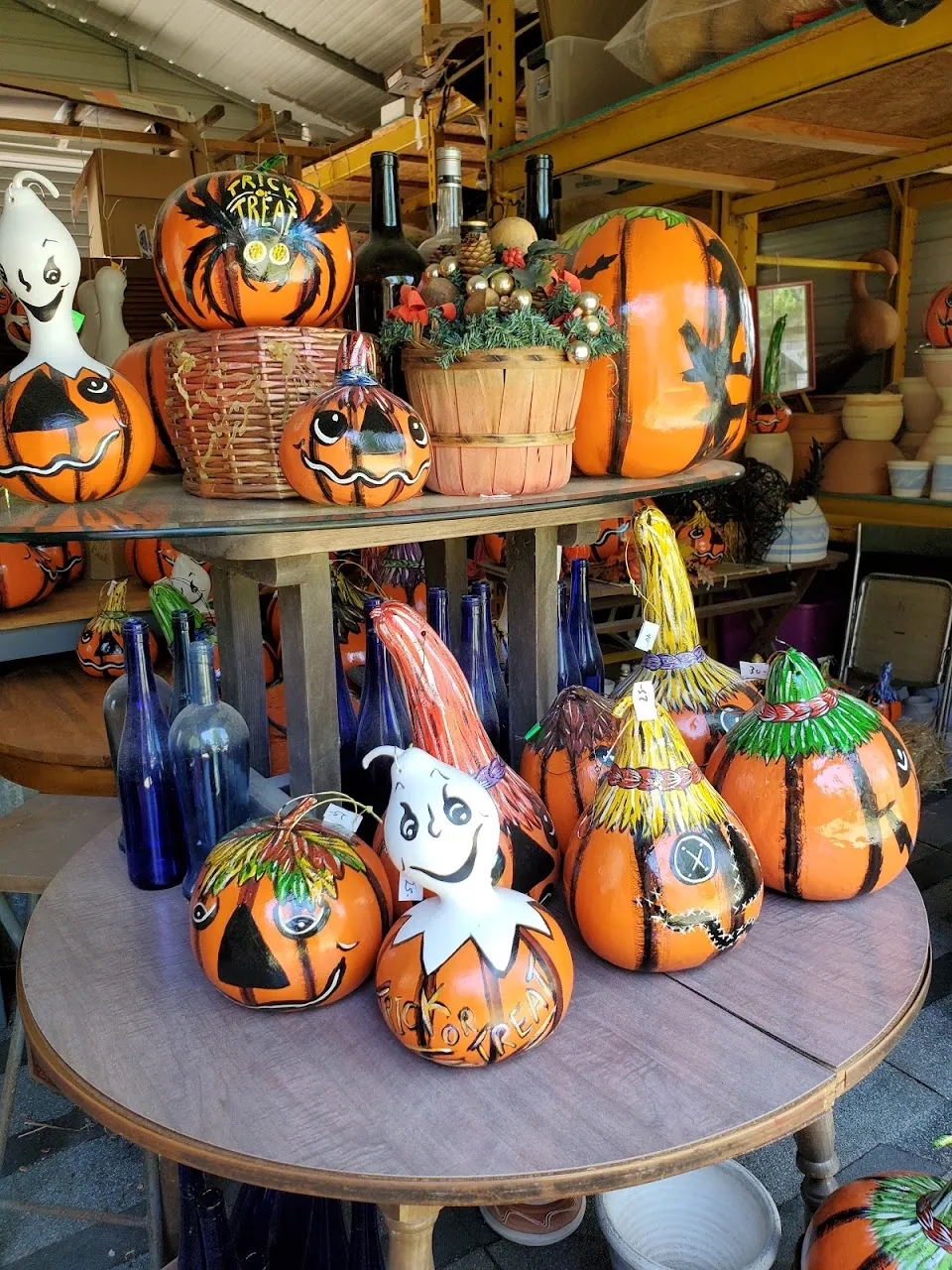 Alice's Painted Gourds