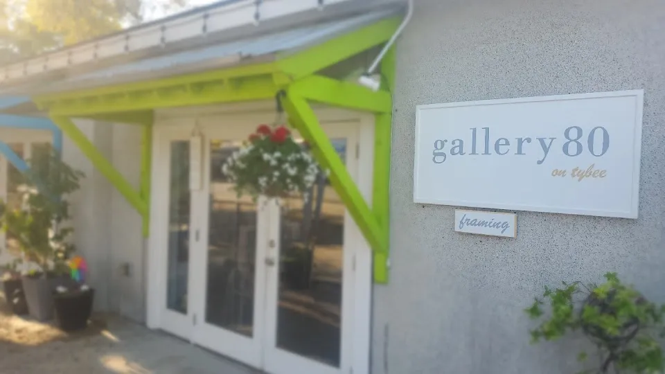 gallery 80 on tybee and framing