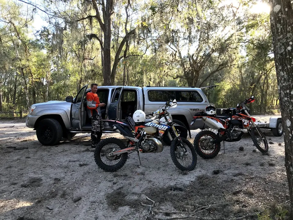 Croom Motorcycle Area at Withlacoochee State Forest