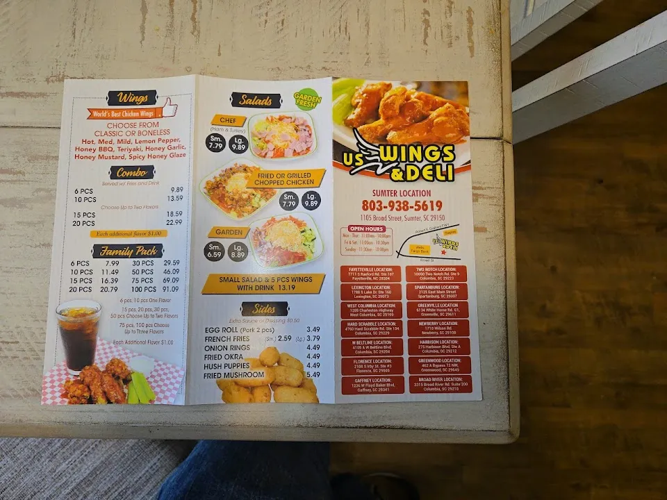 US Wings & Deli- Sumter