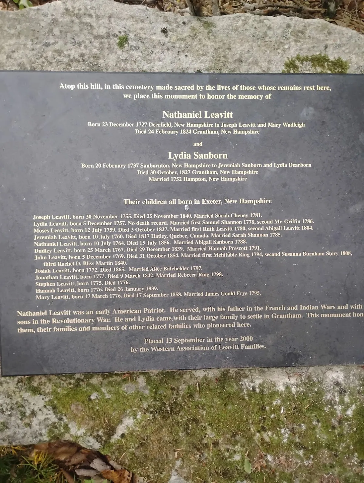 Leavitt Hill Cemetery