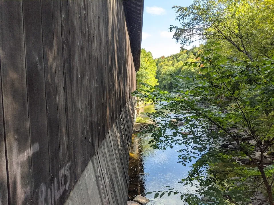 Historic Pier Covered Railroad Bridge