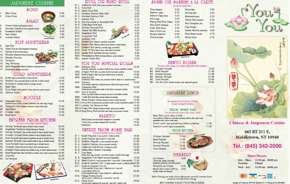 You You Asian Cuisine