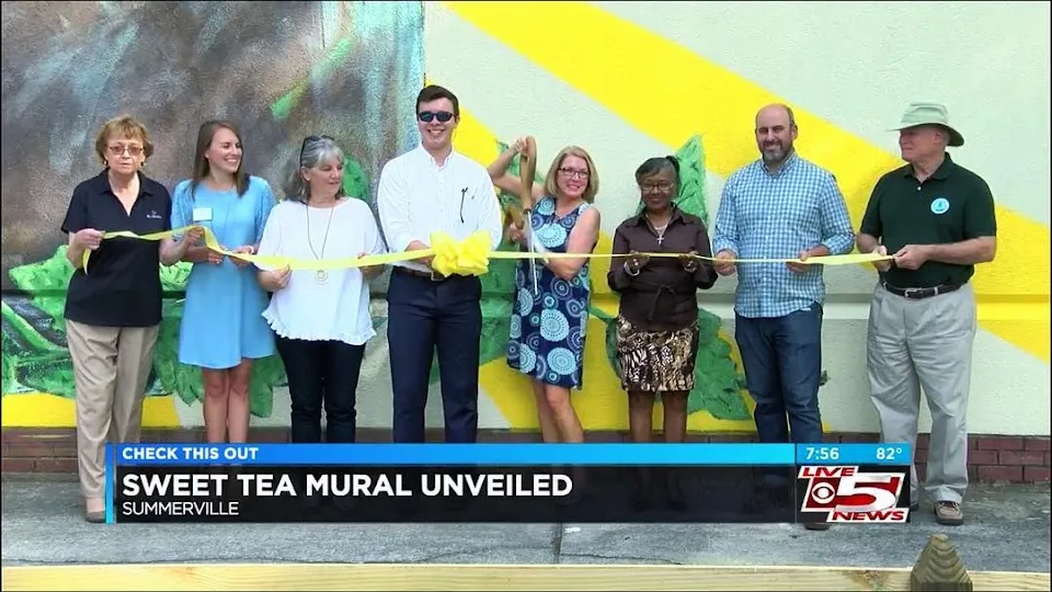Birthplace of Sweet Tea Mural