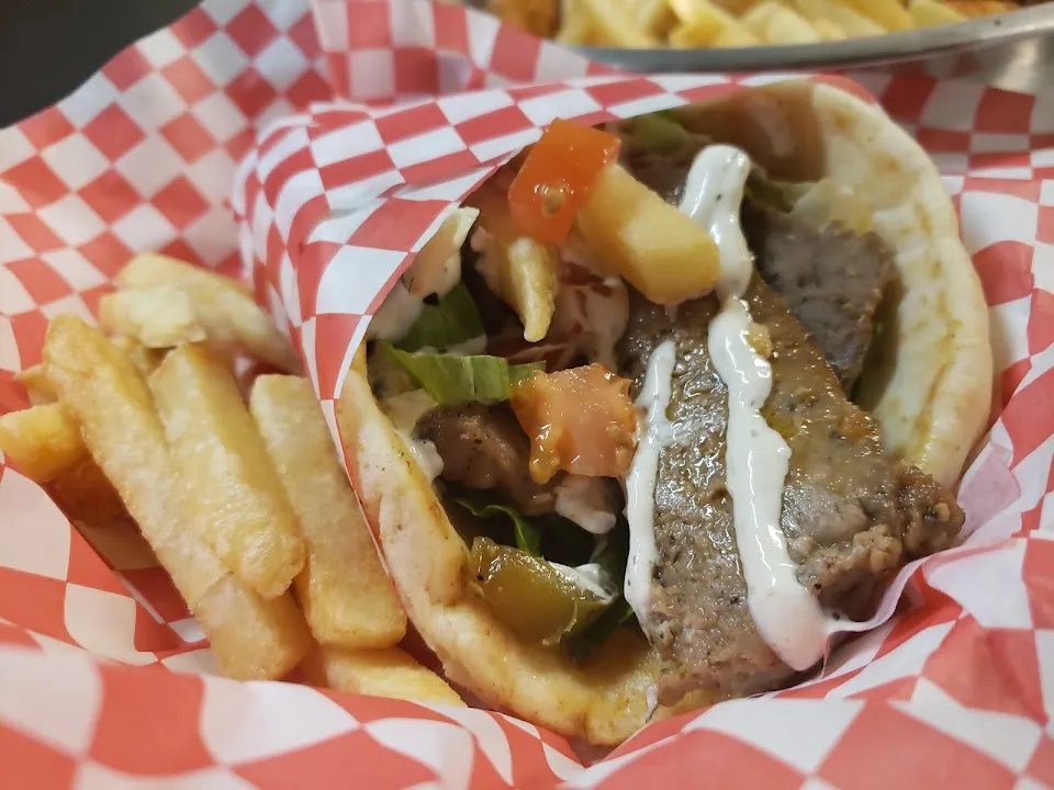 Zimos Falafel, Gyro & Taco Food truck .