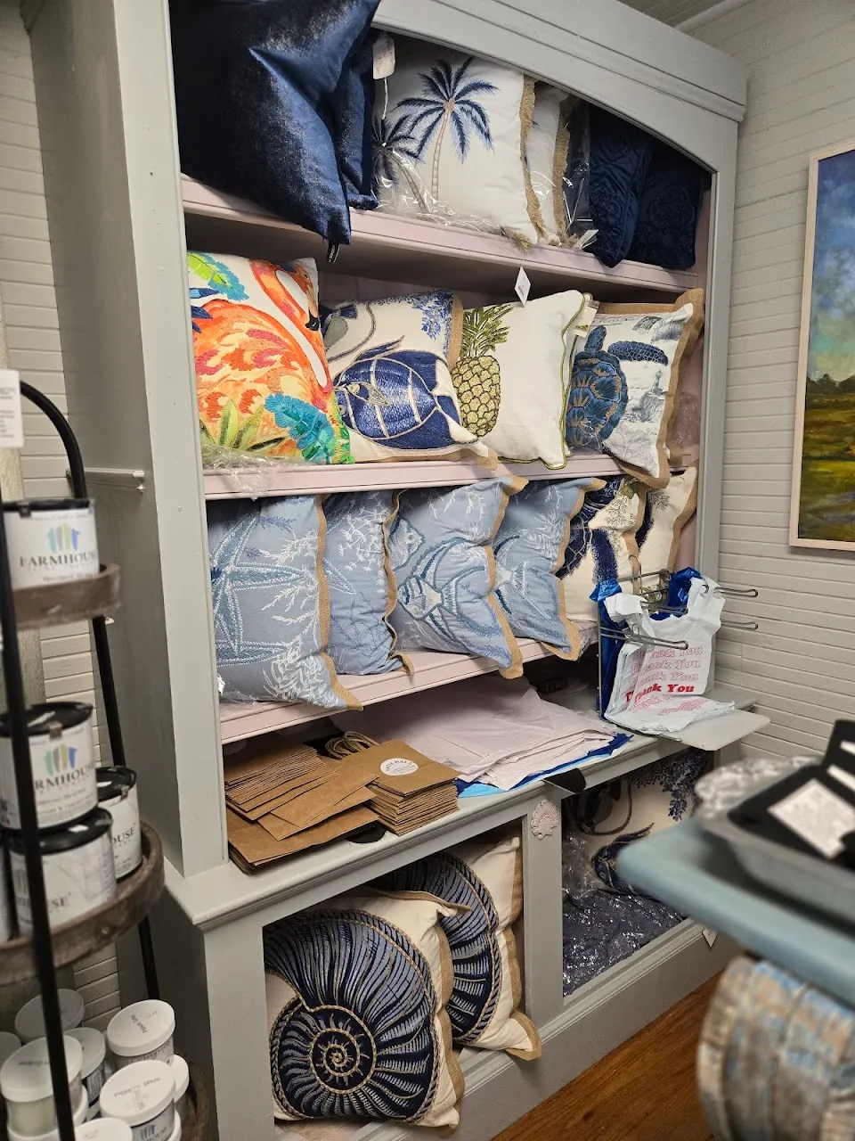 Katie Mae's vendor booth inside Goose Creek Antique Mall