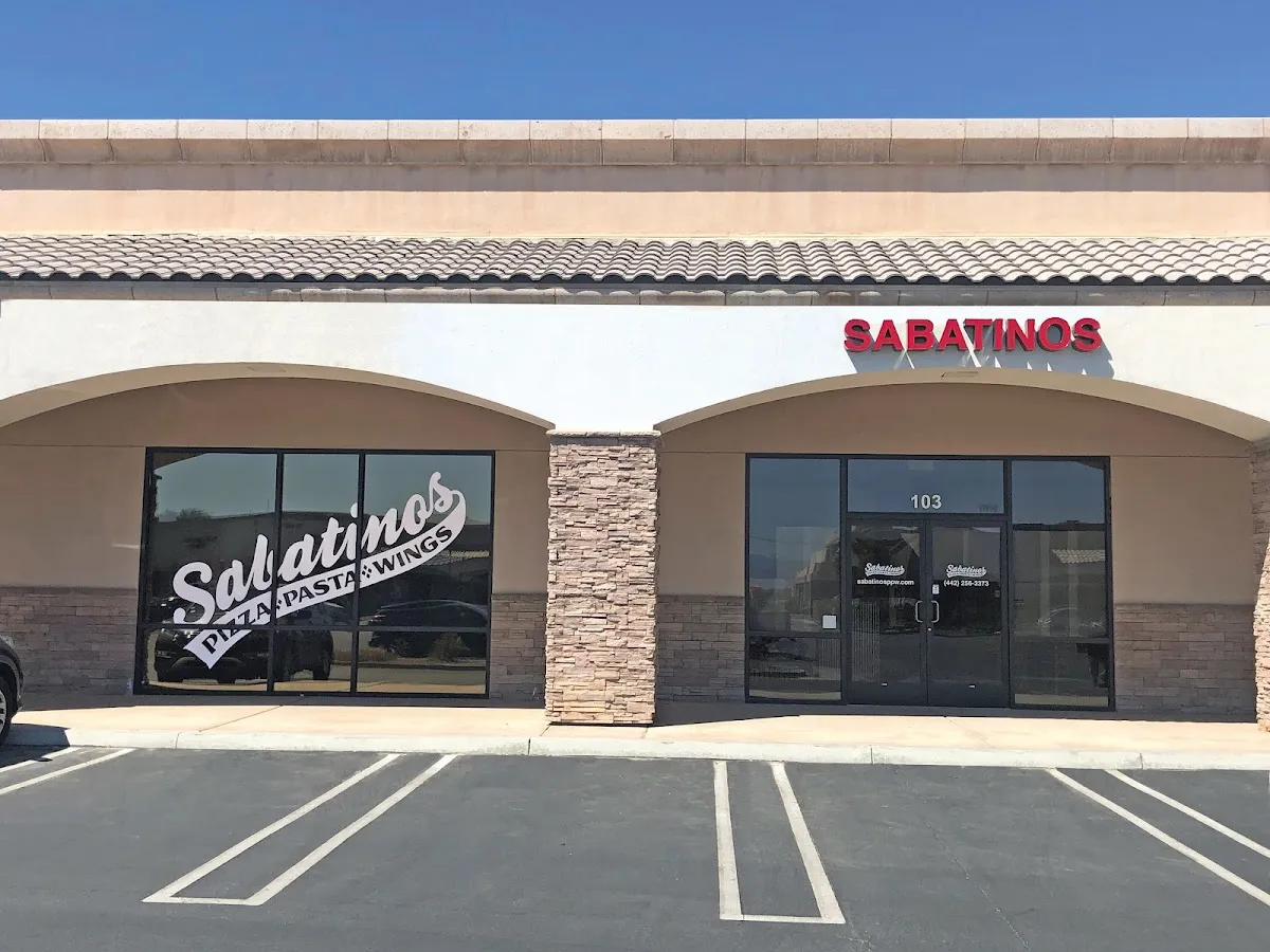 Single Place Template Sabatinos Pizza Pasta and Wings