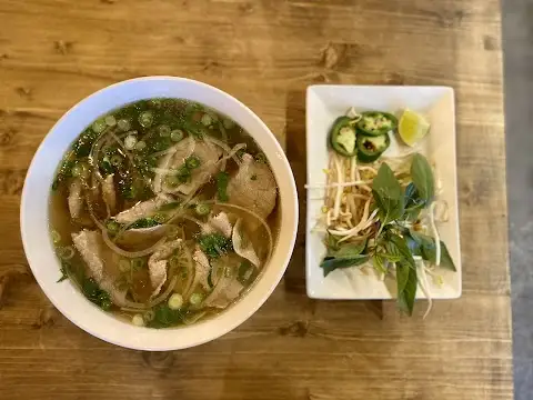 Boss Tea and pho