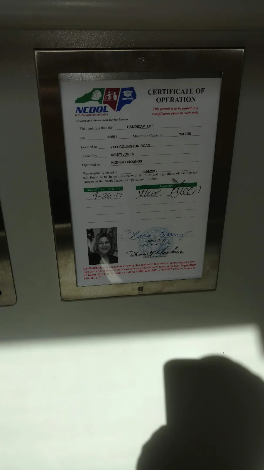 Outer Banks Elevator