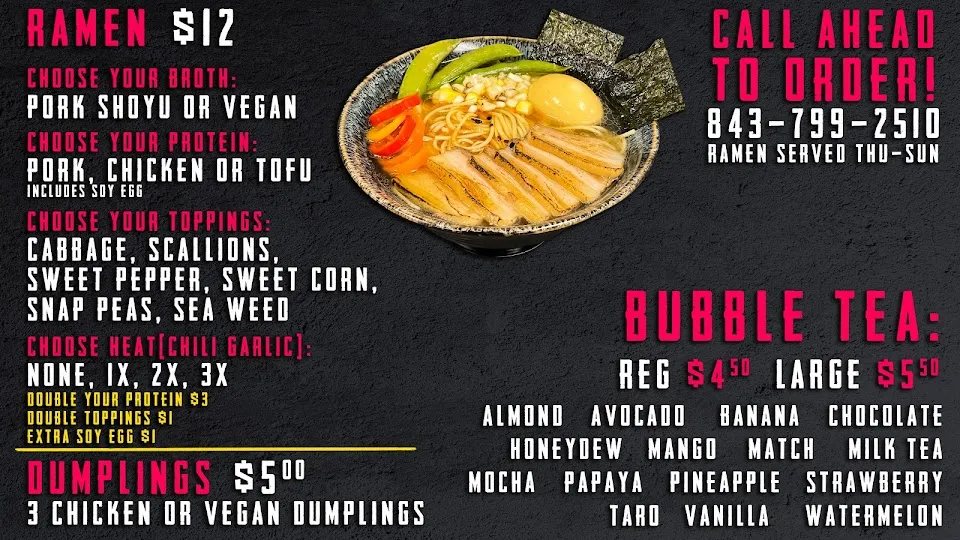 The Hideout - Ramen + Boba Tea