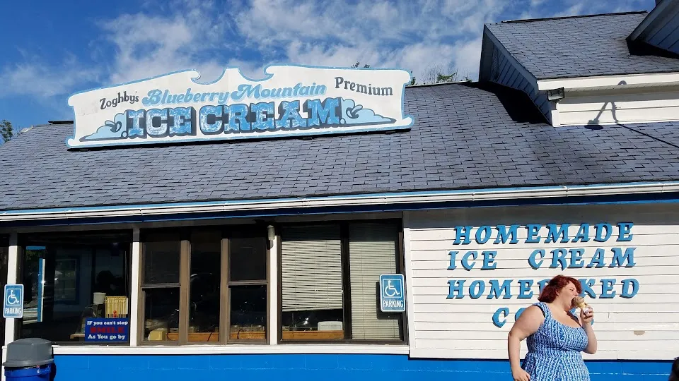 Blueberry Mountain Ice Cream