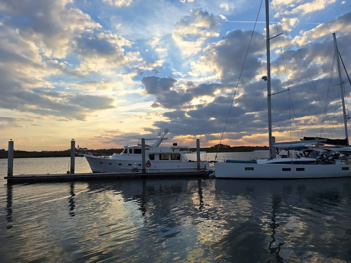The pier at Down the Hatch Seafood Co.