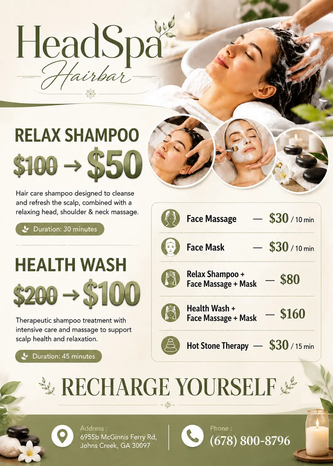 HeadSpa Hairbar