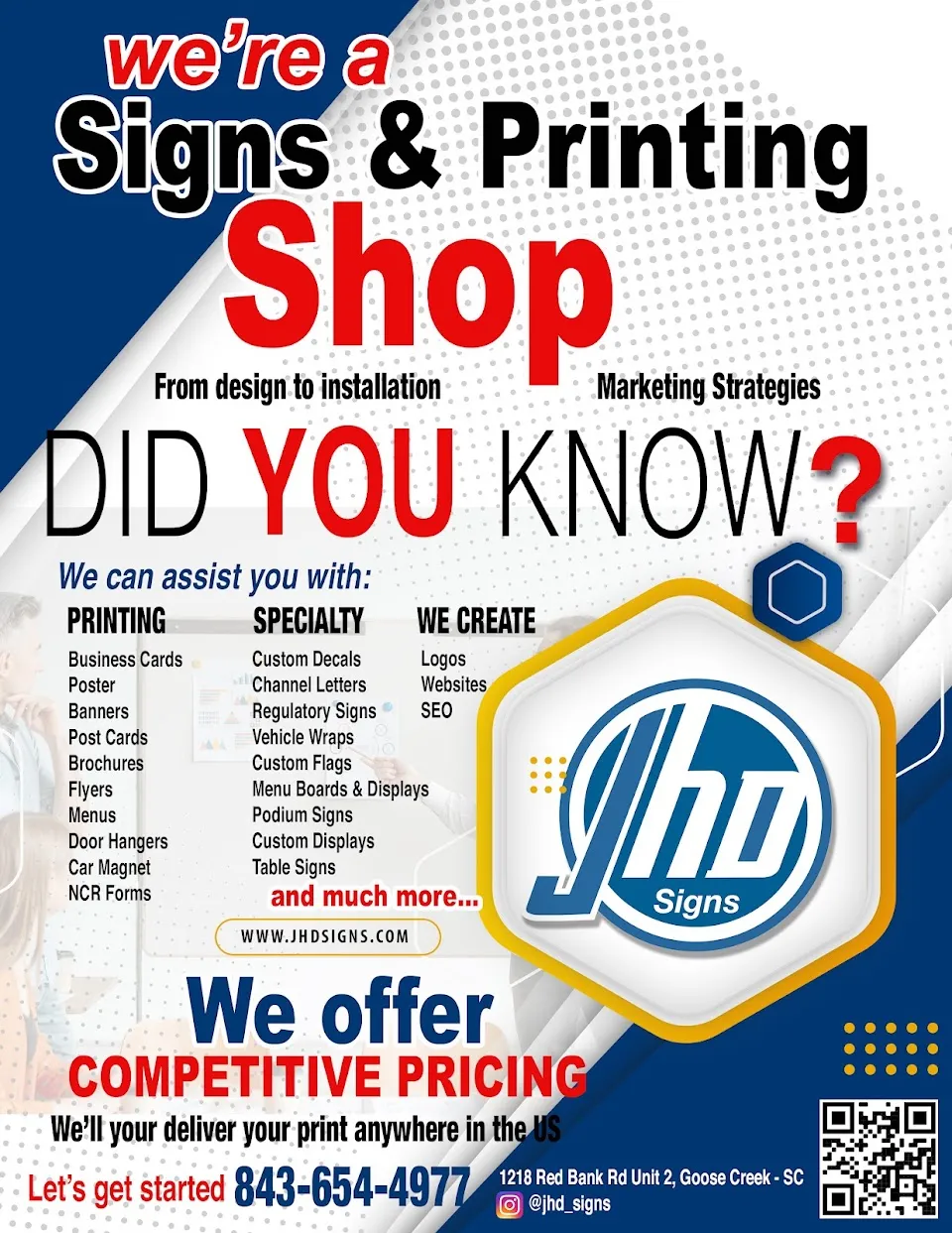 JHD Signs | Printing