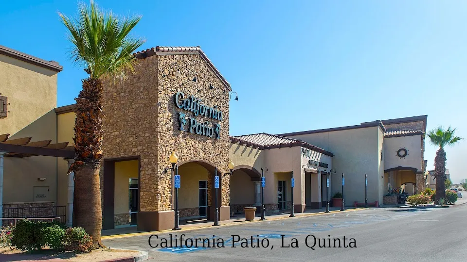 Single Place Template California Patio