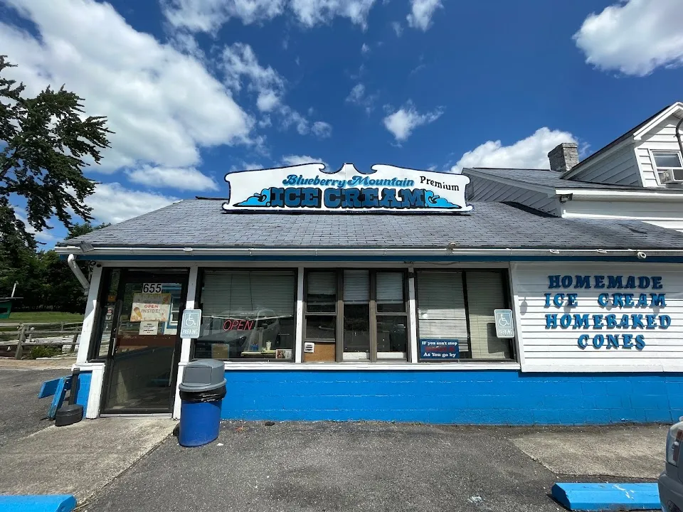 Blueberry Mountain Ice Cream
