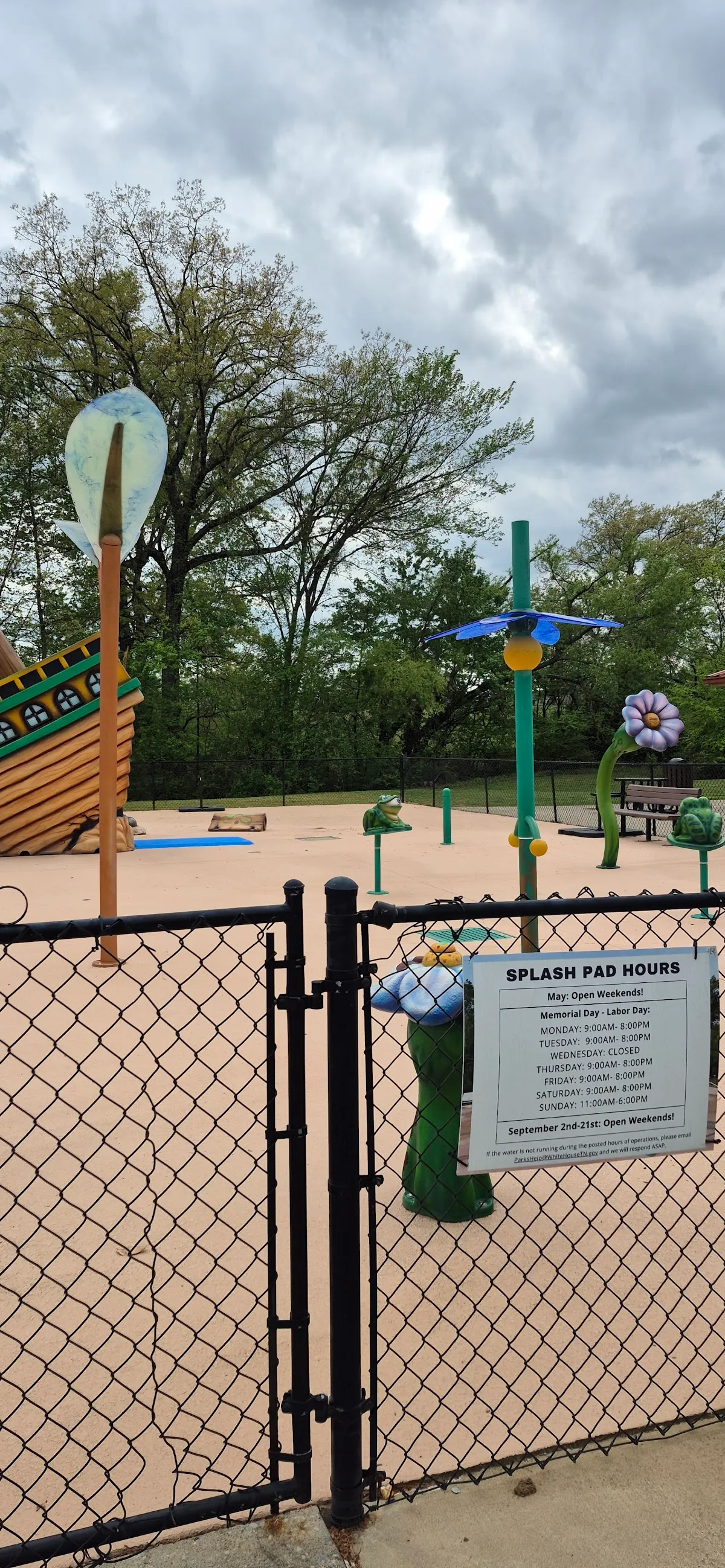White House Splash Pad