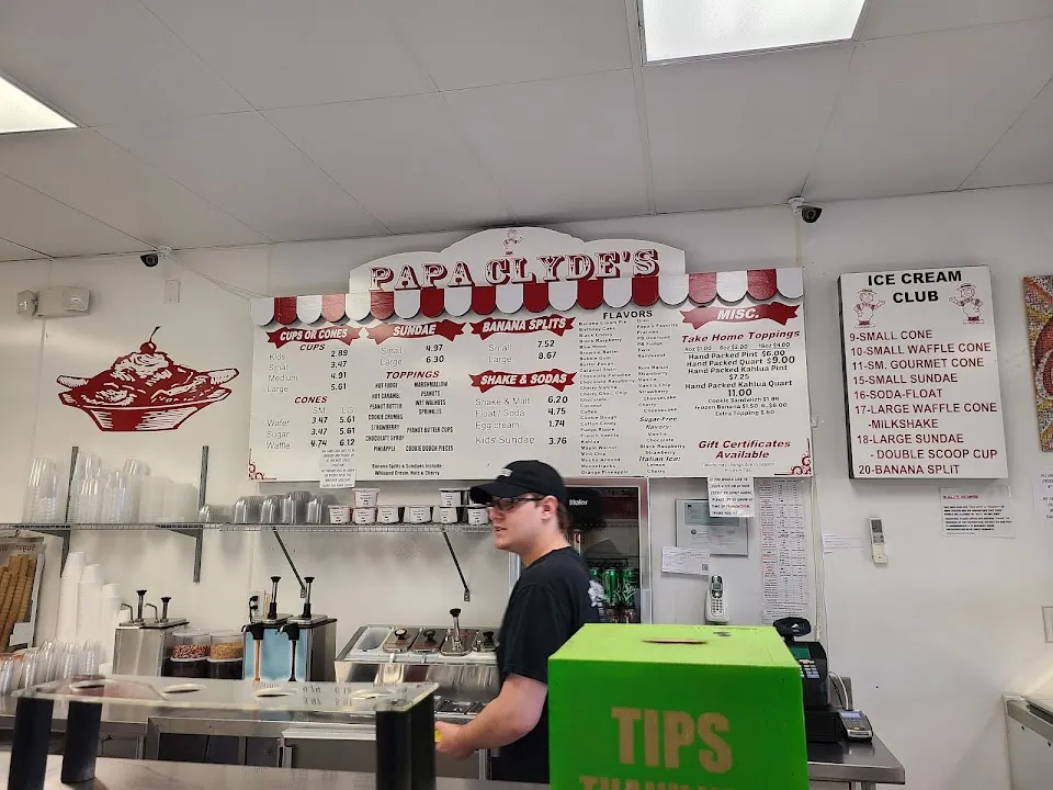 Papa Clyde's Two Ice Cream