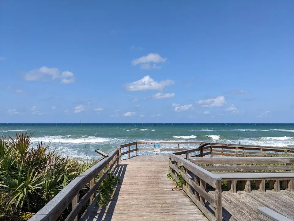 Apollo Beach Ranger Fee Booth And Entrance For Canaveral National Seashore Florida