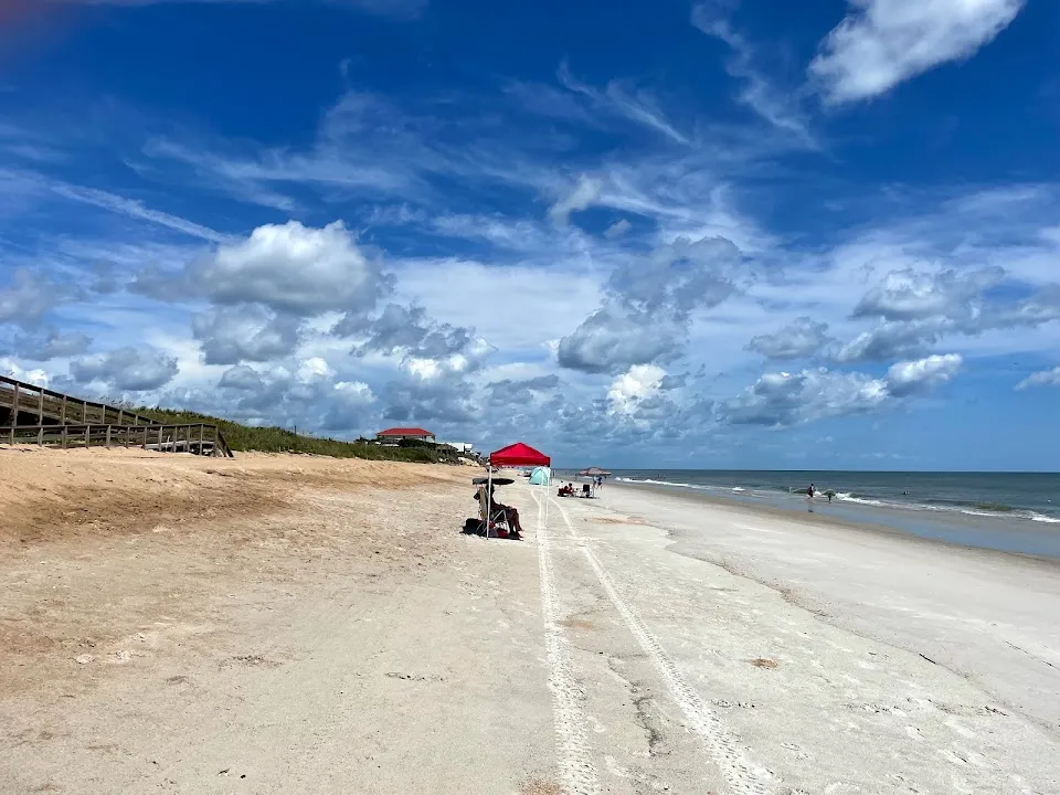 Apollo Beach Ranger Fee Booth And Entrance For Canaveral National Seashore Florida