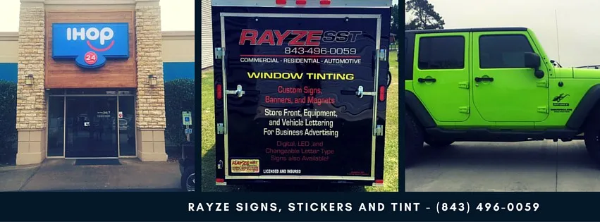Rayze Stickers, Signs & Tint
