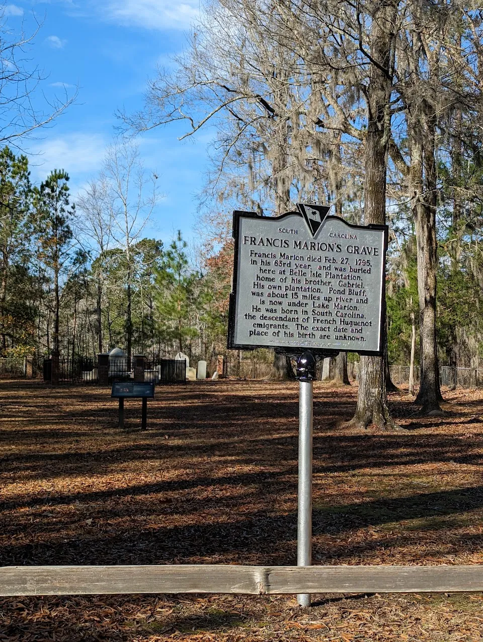 Francis Marion Historic Burial Site