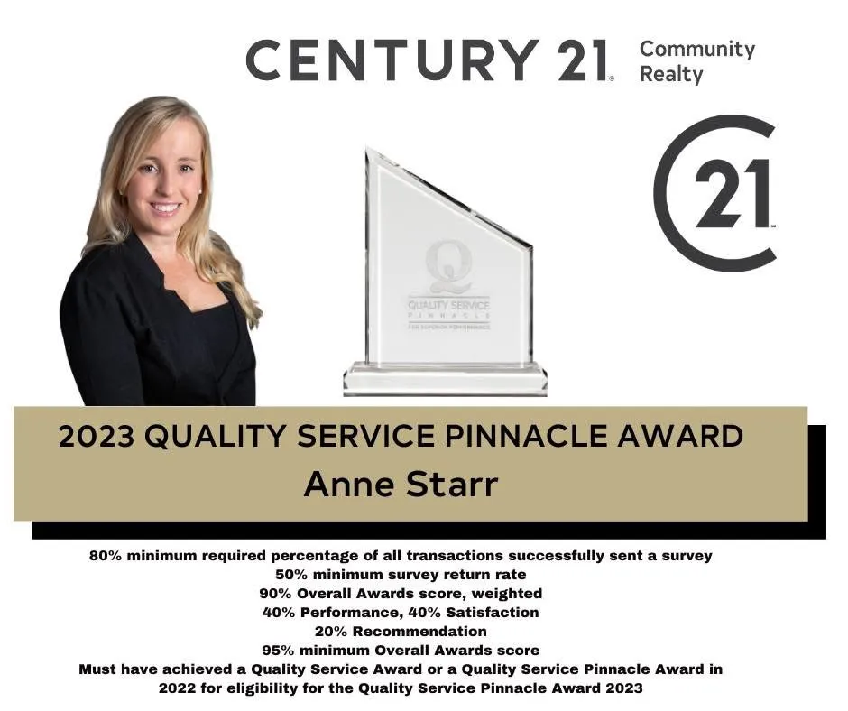 Anne Starr, Realtor- Century 21 Community Realty