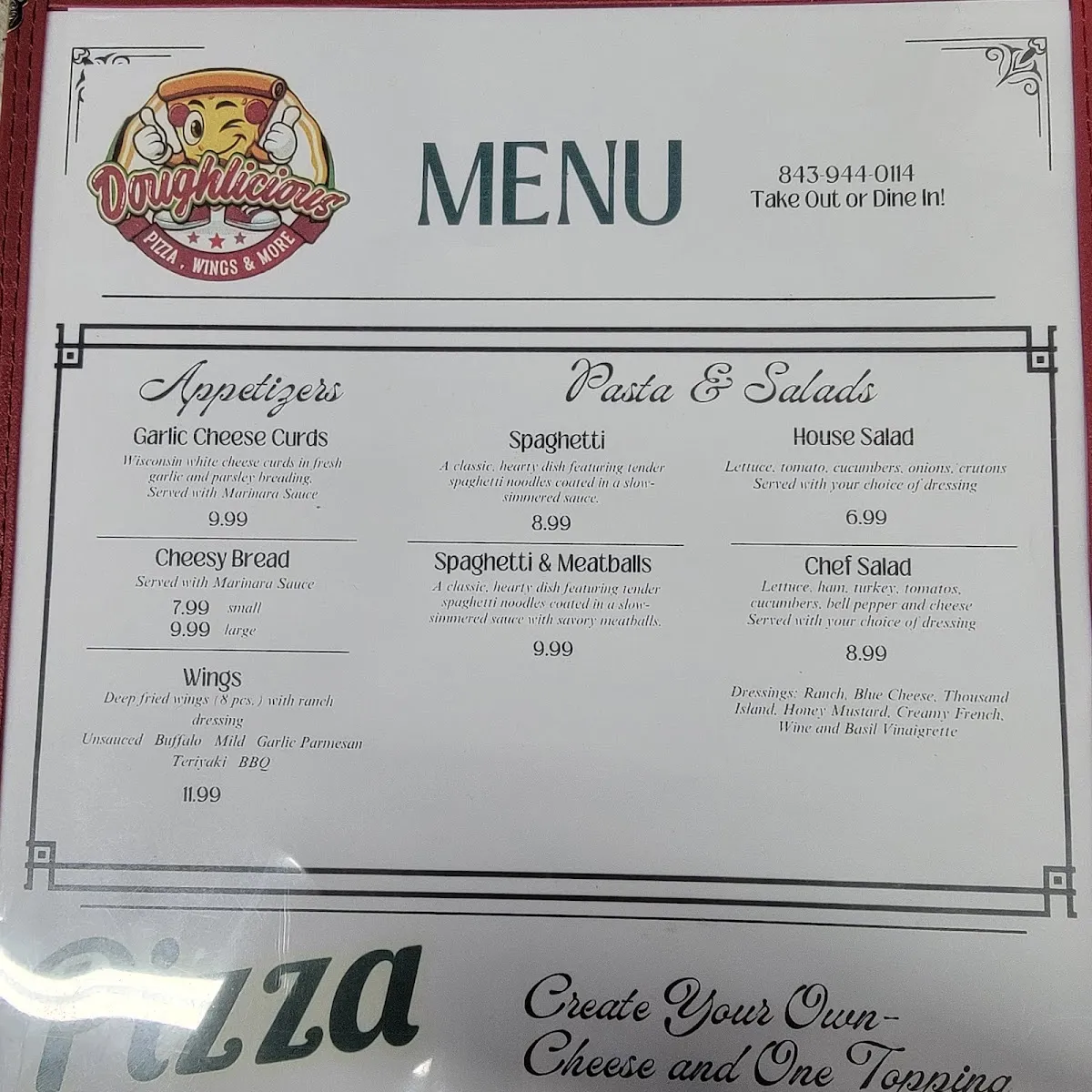 Doughlicious Pizza &. The Sweet Spot