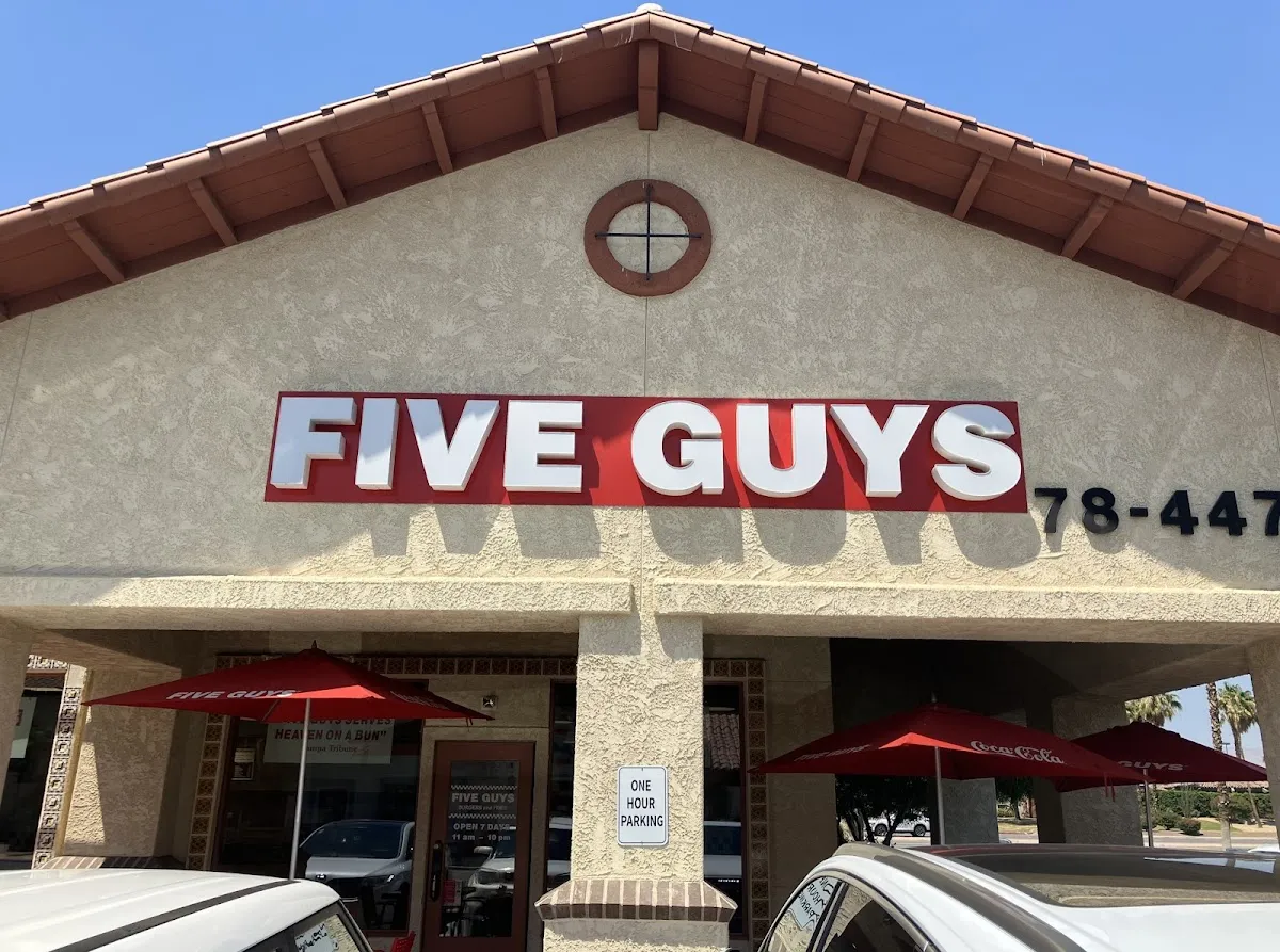 Single Place Template Five Guys