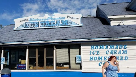 Blueberry Mountain Ice Cream