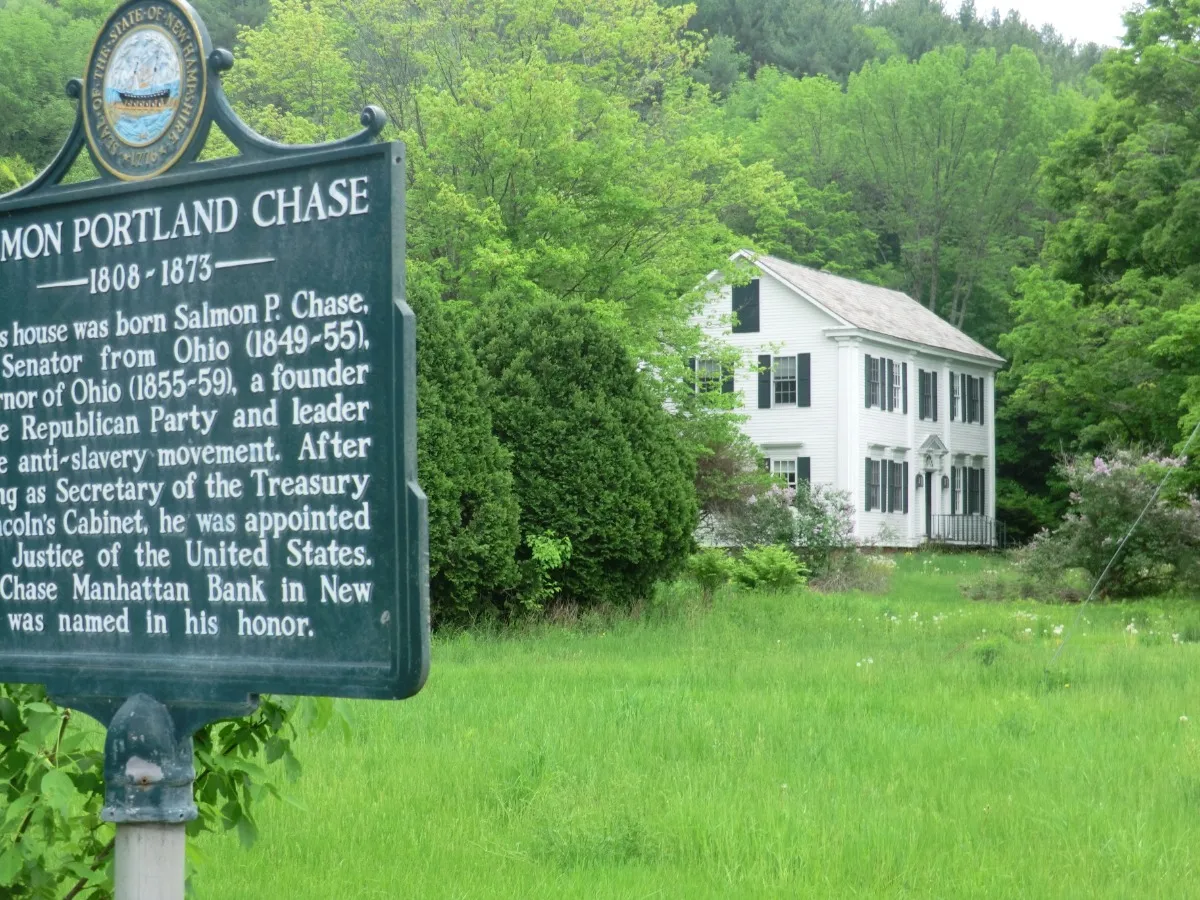 Salmon Portland Chase NH Historical Highway Marker