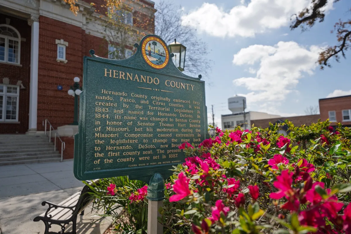Hernando County Historic Marker
