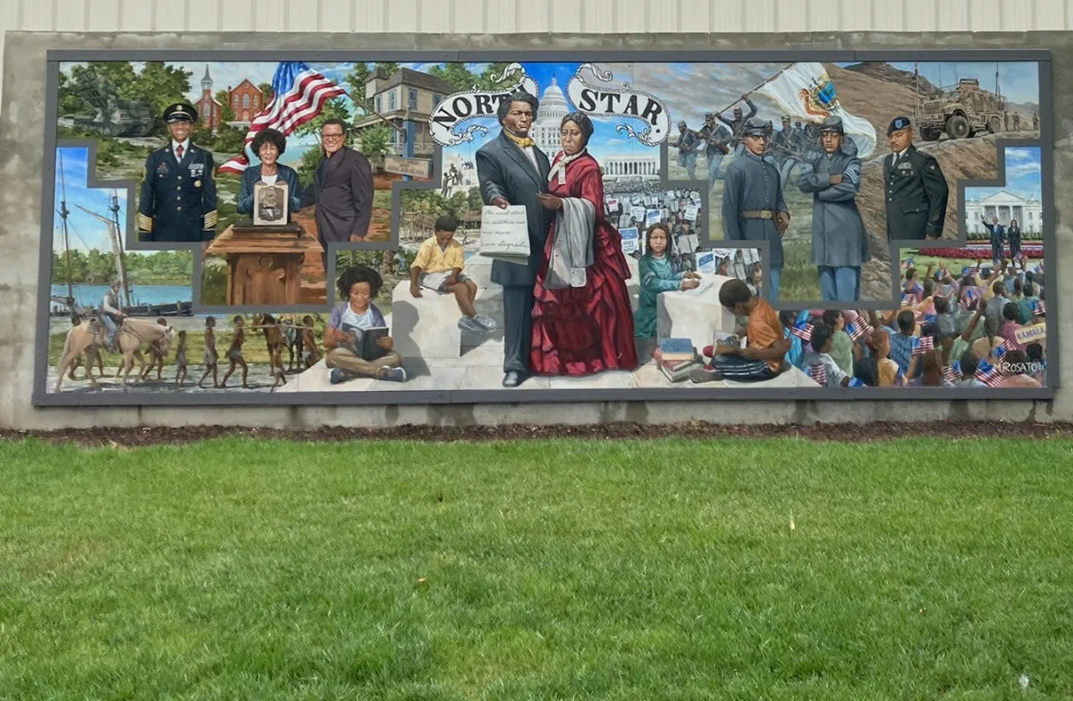 Frederick Douglass On the Hill Mural