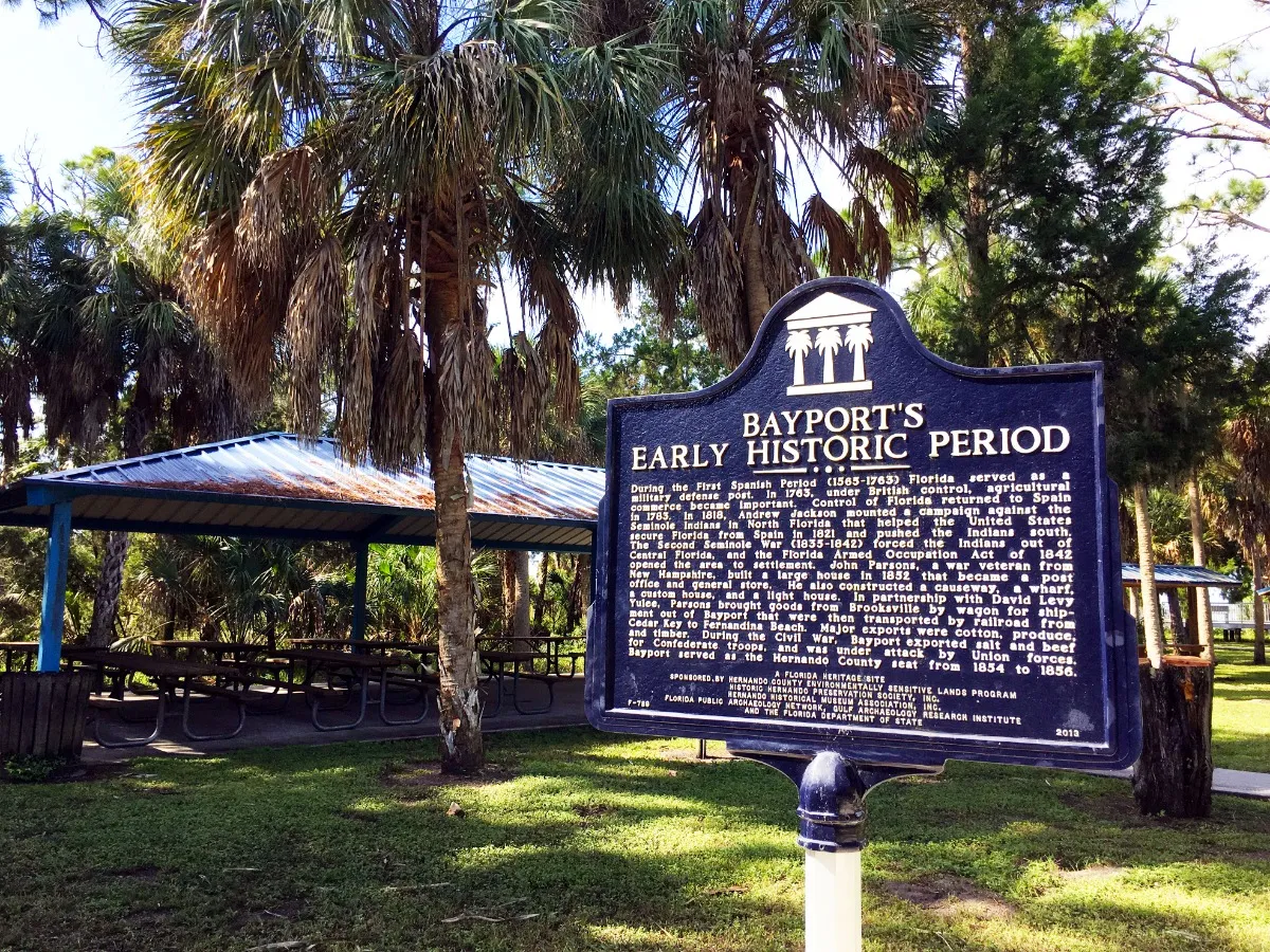 Bayport's Early Historic Period/Post Civil War Era Historic Marker