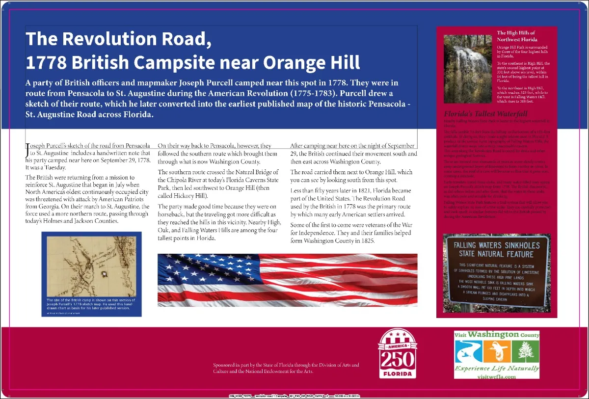 Orange Hill Park - 1778 British Campsite near Orange Hill